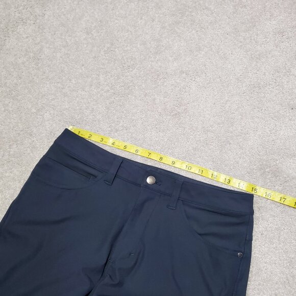 LULULEMON ABC Pant Classic Straight Leg Warpstreme Stretch Navy Men's 28 x 29" - Picture 12 of 15